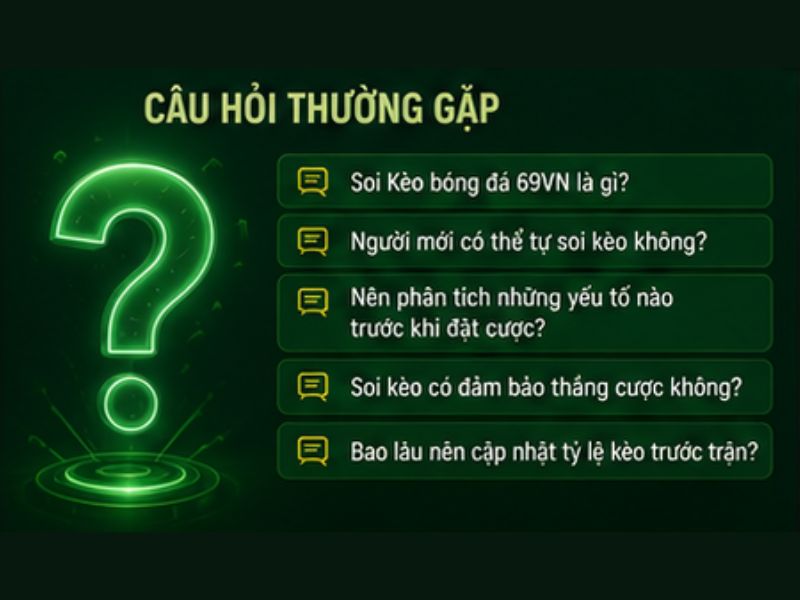 Câu Hỏi Thường Gặp Soi Kèo bóng đá 69VN
