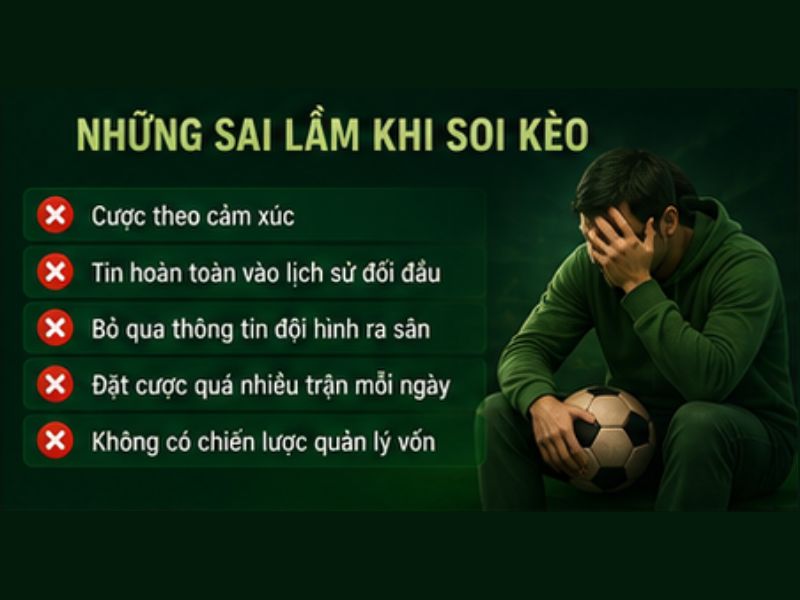 Những Sai Lầm Khi Soi Kèo Bóng Đá