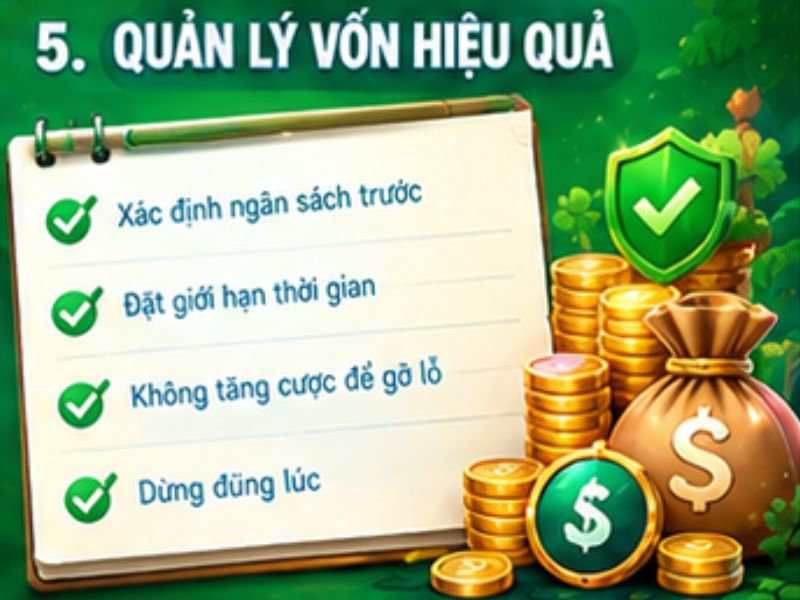 Bí kíp quản lý vốn khi chơi nổ hũ